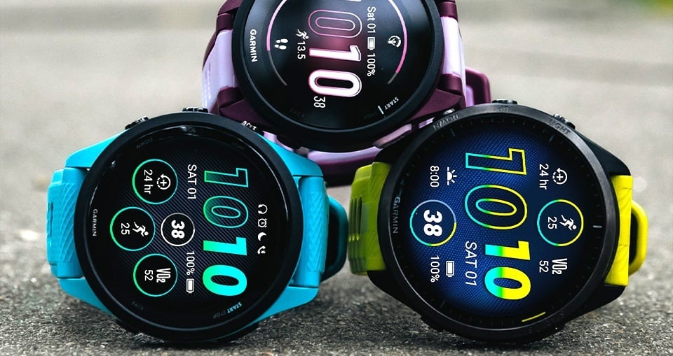 3 modèles montres Garmin Forerunner