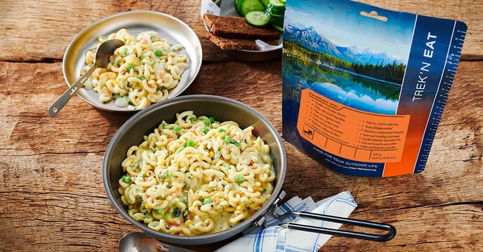 repas deshydraté de trekking