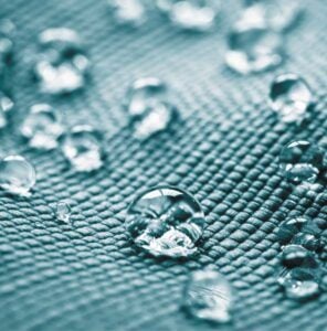 Tissus imperméable en gros plan