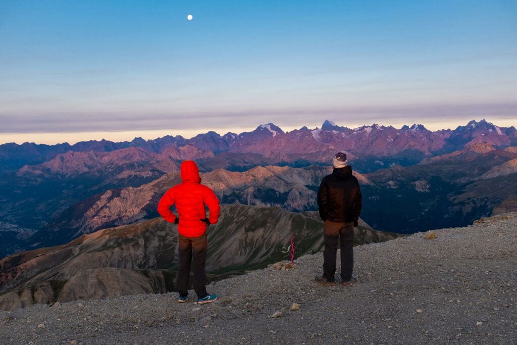 randonneurs en haute altitude