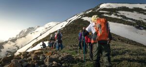 randonneurs en montagne