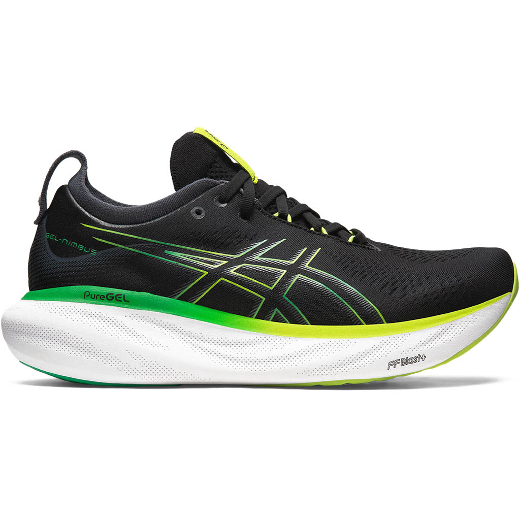 Asics Gel-Nimbus 25 Black.Lime Zest | Lepape