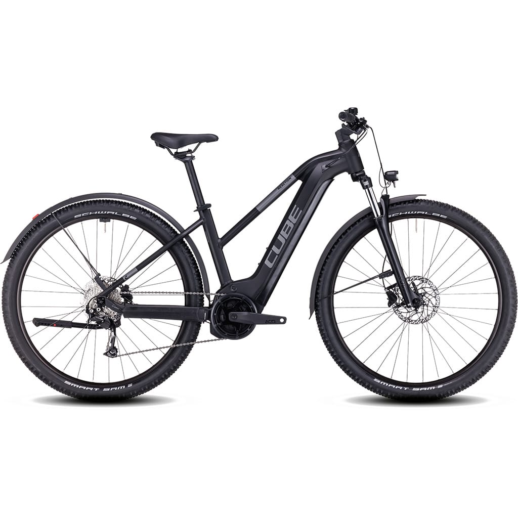 Cube Reaction Hybrid Performance 625 Allroad schwarz: Elektro-Mountainbike  fr Herren