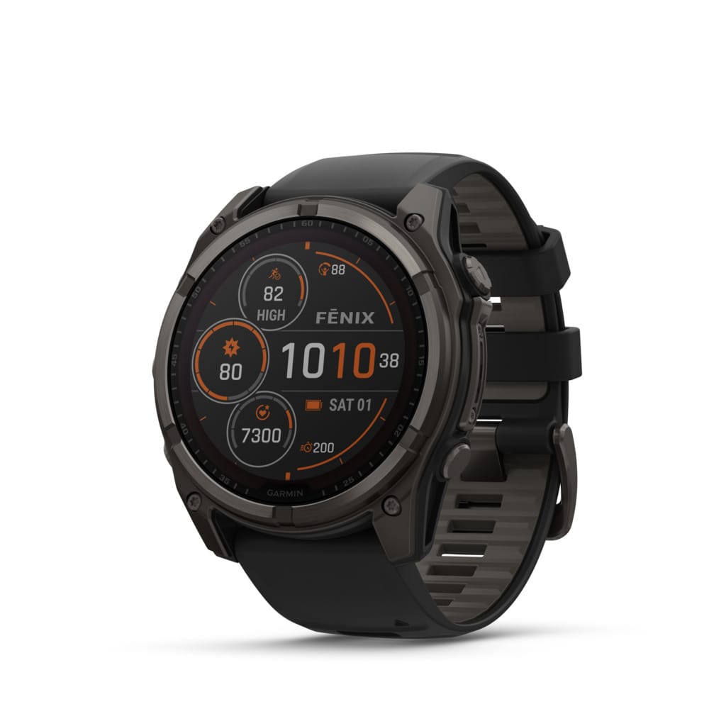 fenix 8 Saphire Solar Titane 51mm Carbon Gray-gris-Garmin | Lepape