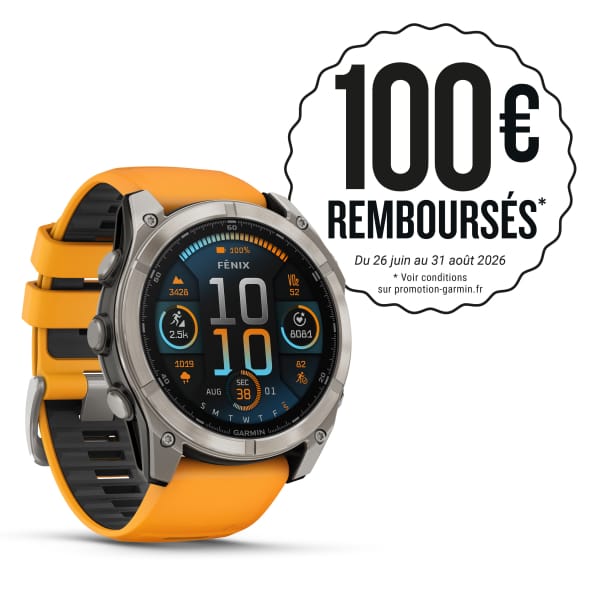 Garmin Fenix 8 Sapphire Amoled Titane 51mm Graphite Gris