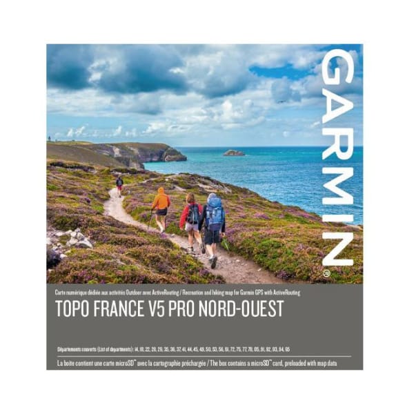 Garmin TOPO France v5 PRO Nord-Ouest 