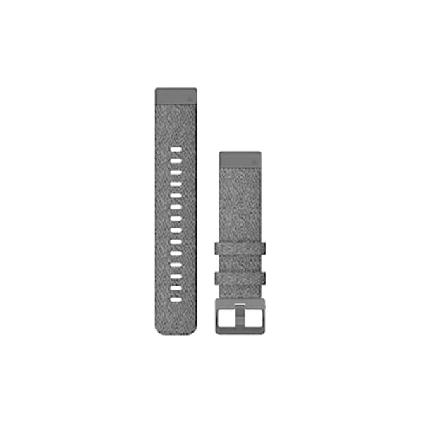 Garmin Heathered Black Nylon - Quick Fit - 20mm - Fenix 5S/5S Plus /Fenix 6S Zwart