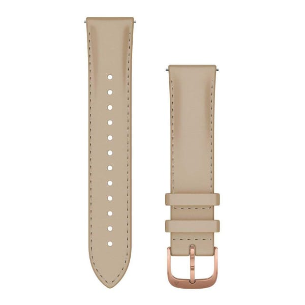 Garmin Bracelet Quick Release/ 20mm/ Cuir Italien/ Beige Beige
