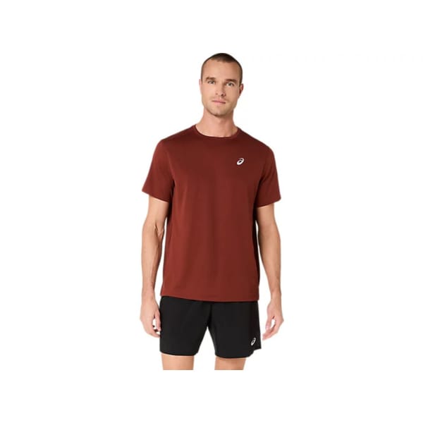 Asics Asics Core Ss Top Homme Rouge
