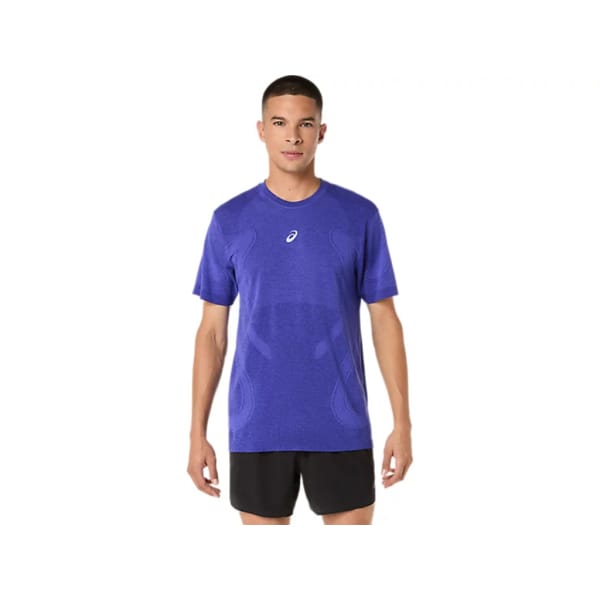 Asics Road Seamless Top Homme Bleu