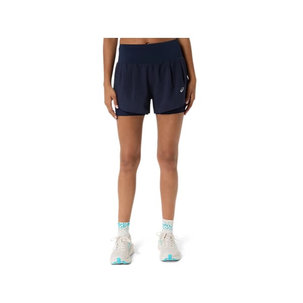 Asics Road 2-N-1 3.5In Short Mujer Azul