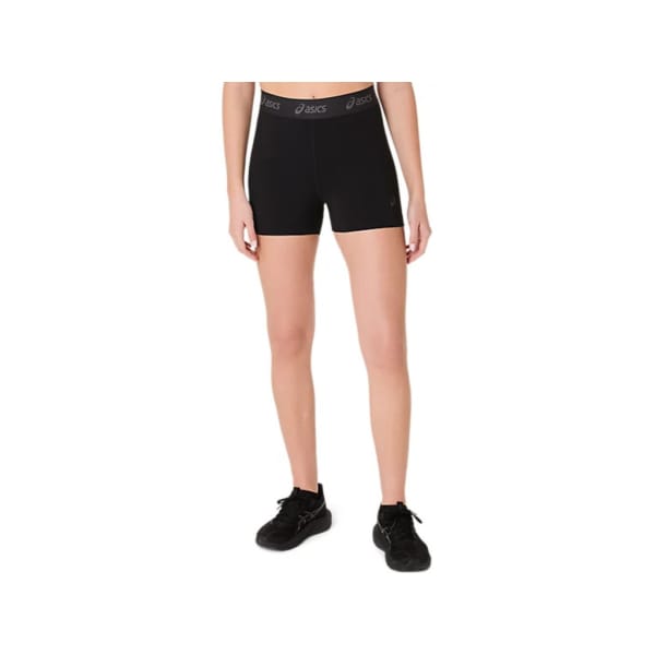 Asics Essential Asics Logo 3In Tight Mujer Negro