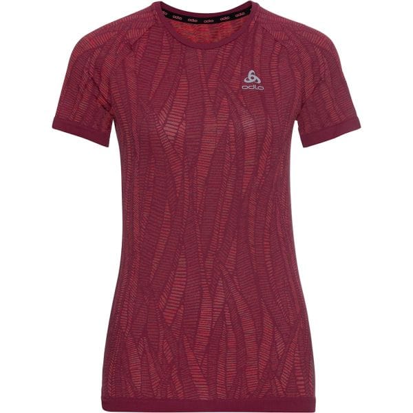 Odlo Base Layer Top Crew Neck Short Sleeve Blackcomb Light Eco Women 