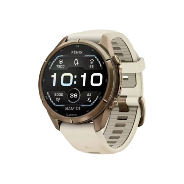 Garmin Fenix 9 Pro AMOLED Sapphire Titane gold 43mm Beige