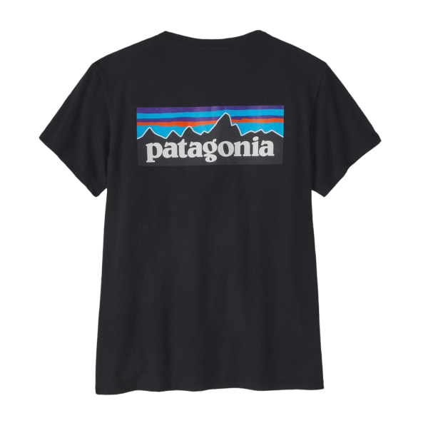 Patagonia P-6 Logo Responsibili-Tee Mujer Negro