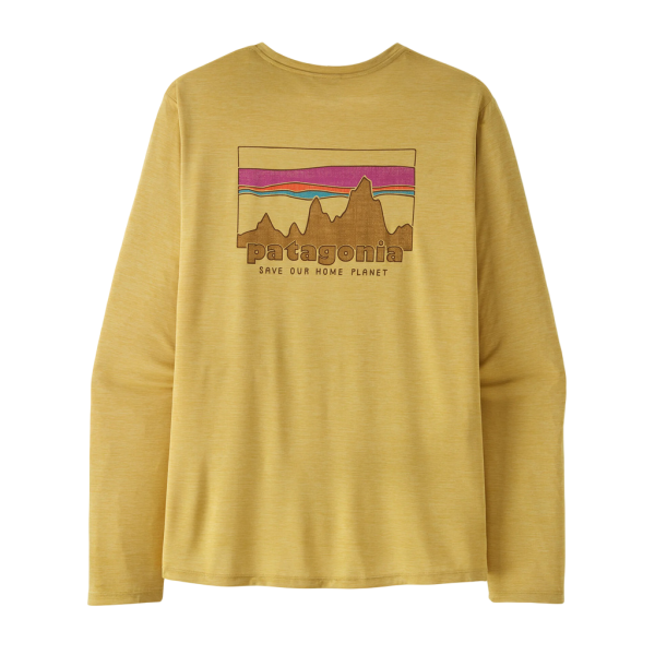Patagonia Cap Cool Daily Shirt - ML 73 Skyline Homme Jaune