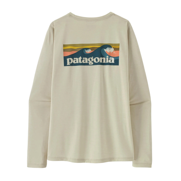 Patagonia Cap Cool Daily Shirt - ML Boardshort Mujer Beige