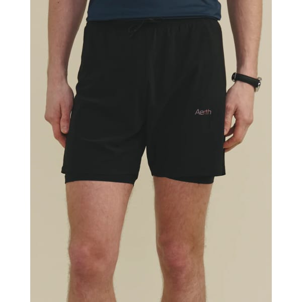 Aerth 2-in-1 Short Oxyblack Homme Noir