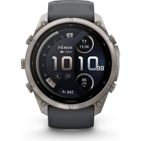 Garmin Fenix 9 Pro AMOLED/LTE Sapphire Titanium 51mm Noir
