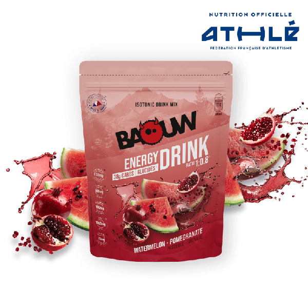 Baouw Boisson Isotonique Sac Pastèque - Grenade Rood