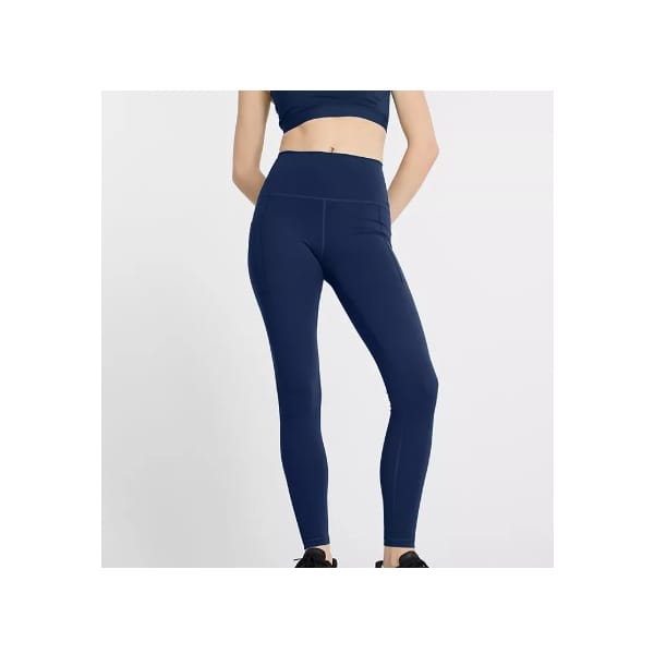New Balance Nb Sleek Pocket High Rise Legging 27” Femme Bleu marine