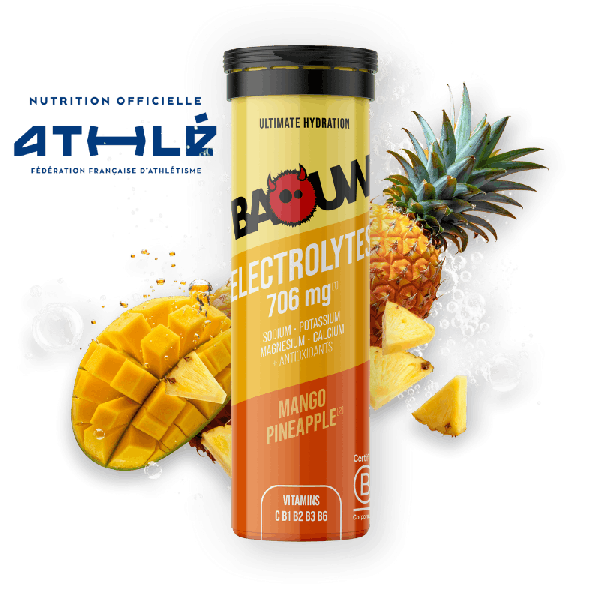 Baouw Pastilles Electrolytes Mangue - Ananas Oranje