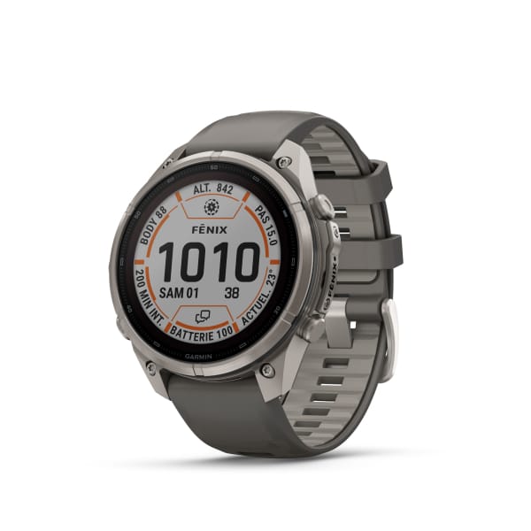 Garmin Fēnix 9 Pro SOLAR/InReach Sapphire Titanium 47mm Grijs