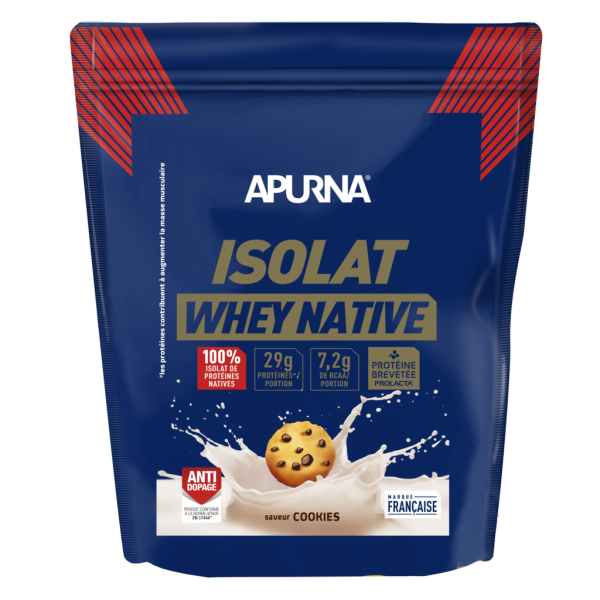 Apurna Isolat Whey Native Cookie and Cream Isolat - Doypack 720g 