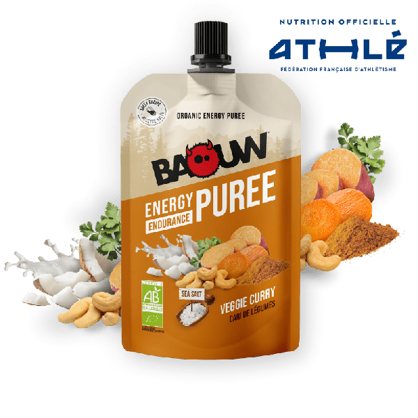 Baouw Compote Energétique Cari de légumes Oranje