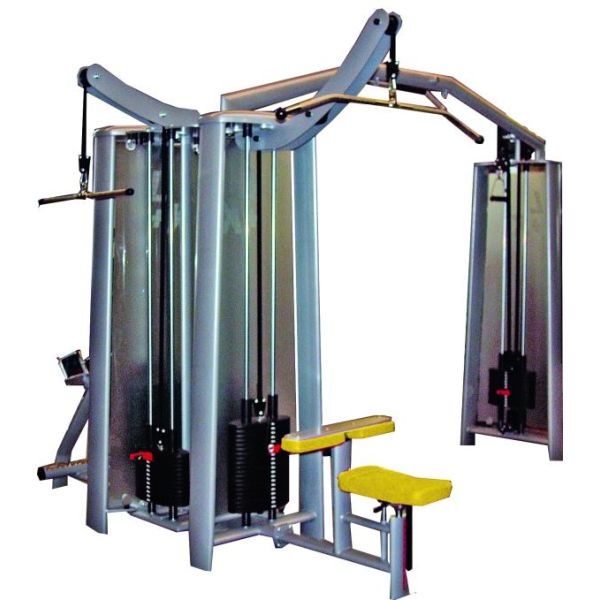 L+K 5 Station Tower with Adjustable Pulley - E - 2x100kg/1x60kg/2x80kg 