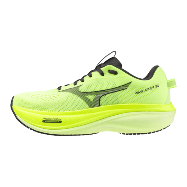 Mizuno Wave Rider 30 Homme Jaune fluo