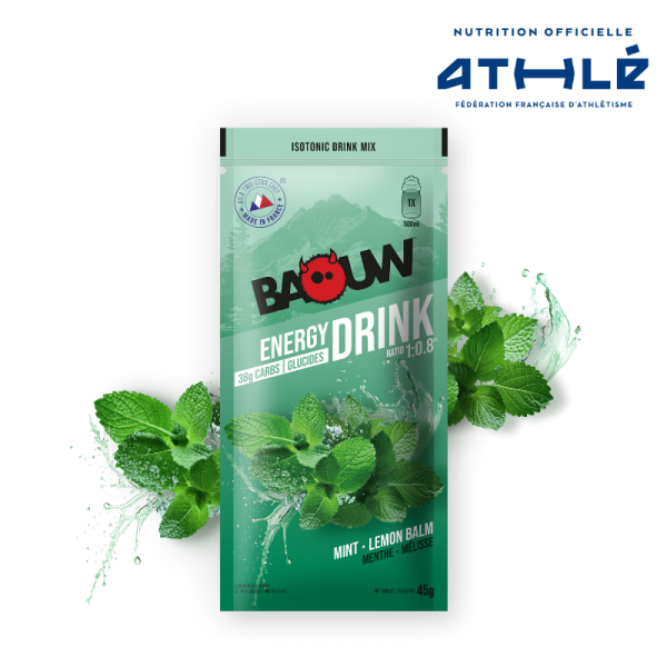 Baouw Boisson Isotonique Sachet Menthe - Mélisse Groente