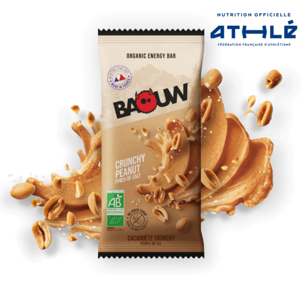 Baouw Barre Energétique Extra Cacahuète Crunchy Bruin