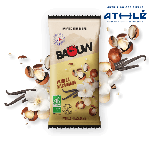 Baouw Barre Extra Bio Vanille-Macadamia 50g 