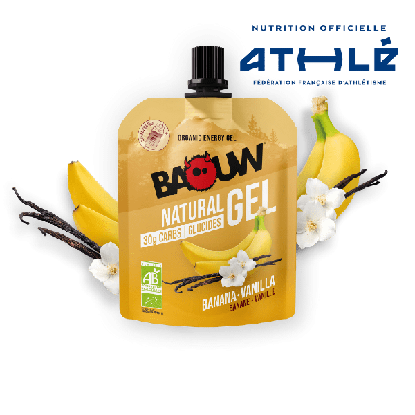 Baouw Gel Naturel Bio Banane-Vanille 85g 