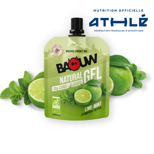 Baouw Gel Energétique Citron Vert-Menthe Green