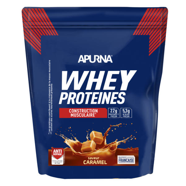 Apurna Whey Protéines Caramel Doypack 720gr Azul