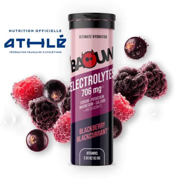 Baouw Pastilles Electrolytes Mûre - Cassis Paars