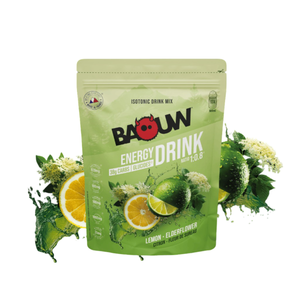 Baouw Boisson Isotonique Sac Citron Vert-Fleur de sureau Groente