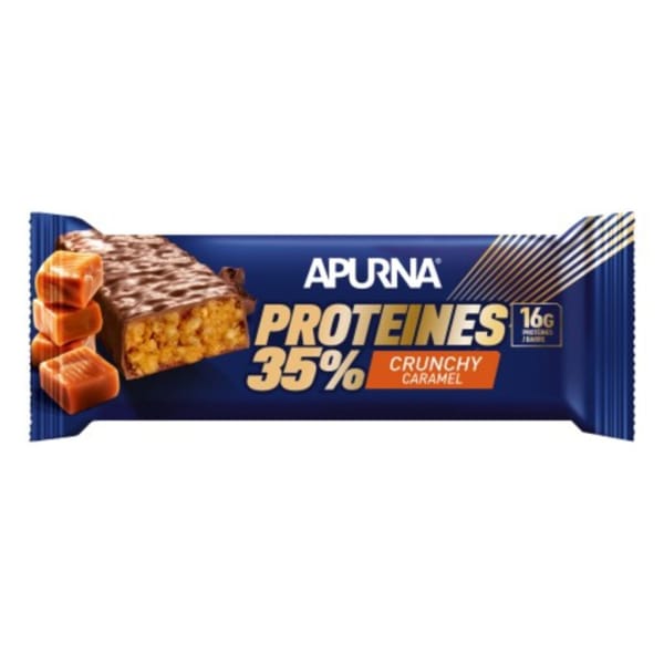 Apurna Barre Crunchy Caramel 45G Azul