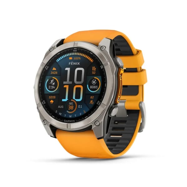 Garmin Fenix 8 Sapphire Amoled Titane 51mm Graphite Gris