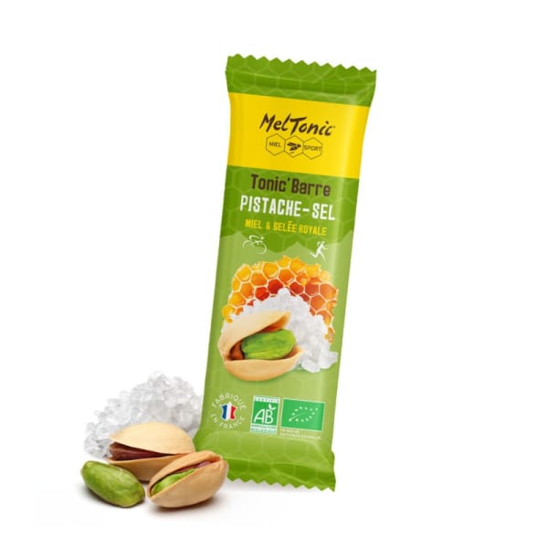 Meltonic Tonic' Barre Bio Miel & Pistaches & Fleur De Sel 25g 