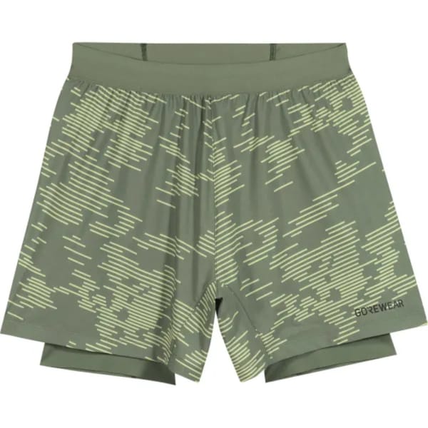 Gore Wear CONCURVE 5 2in1 Electro Shorts Homme Vert