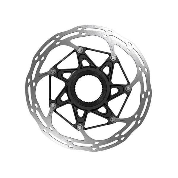 SRAM Disque Centerline Centerlock 160mm Black Rounded Silber