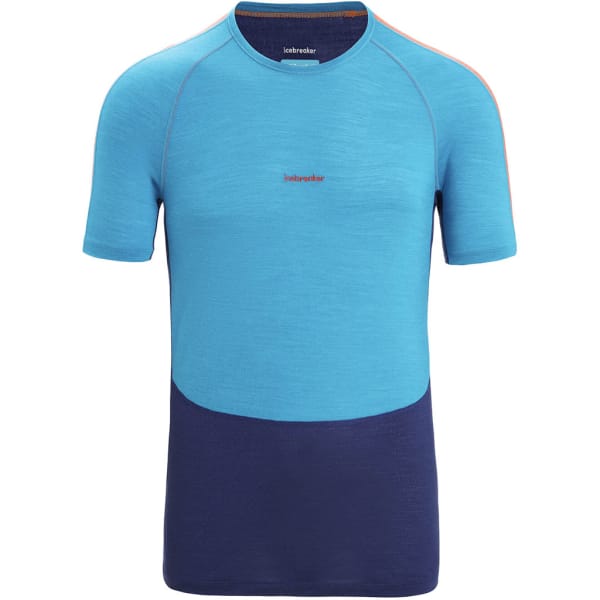 Icebreaker 125 Zoneknit Short Sleeve Crewe Man Blauw
