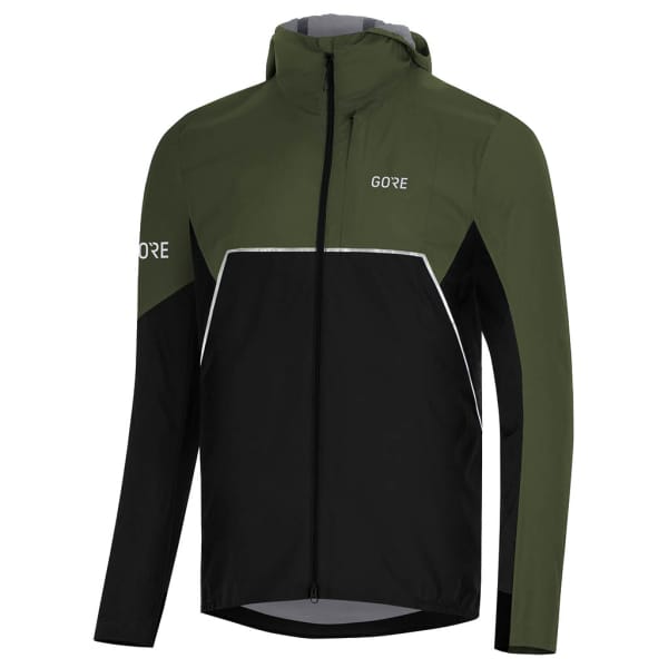 Gore Wear R7 Partial Gore-Tex Infinium Hooded Jacket Man Groente