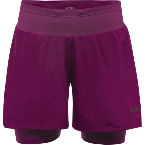 Gore Wear R5 2In1 Shorts Vrouwen Paars