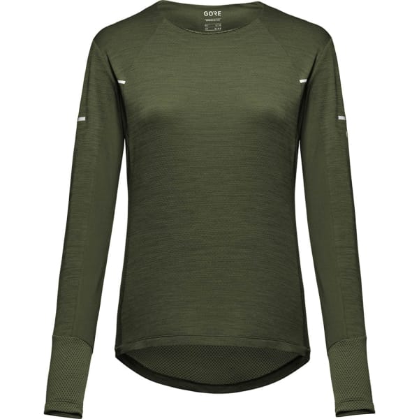 Gore Wear Vivid Long Sleeve Shirt Mujer Verde