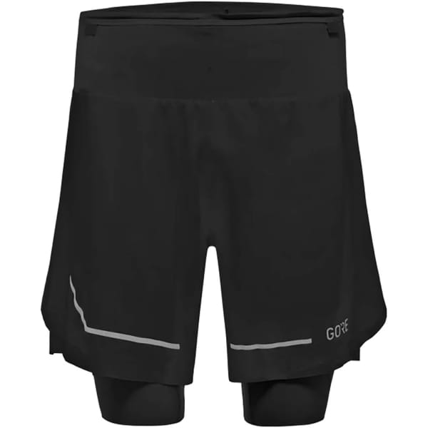Gore Wear Ultimate 2in1 Short Man Zwart
