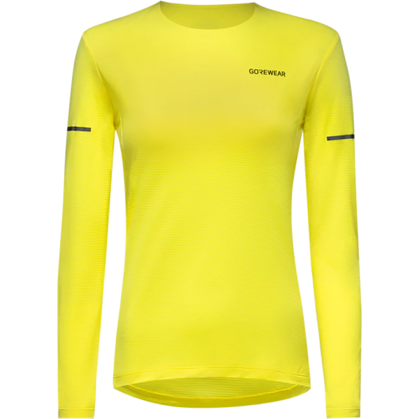 Gore Wear Contest 2.0 Long Sleeve Tee Womens Mujer Amarillo neón
